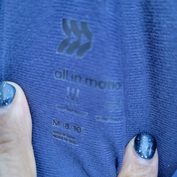 All In Motion Boys Blue Snow Bib Size 8/10 - Picture 4 of 9